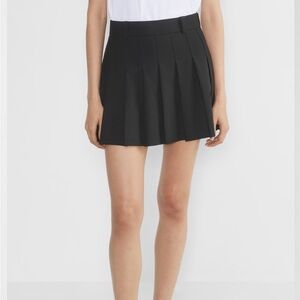 Aritzia olive micro skirt